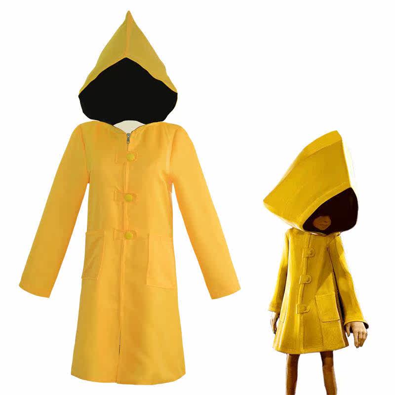 小小梦魇cosplay小六cos服小小噩梦游戏饥饿的小孩万圣节表演服装