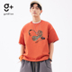 金利来 T恤 情侣短袖 潮牌趣味图案上衣复古港风宽松时尚