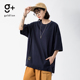 金利来g 宽松潮流半袖 320G重磅棉抗菌短袖 T恤民族风情侣男女同款