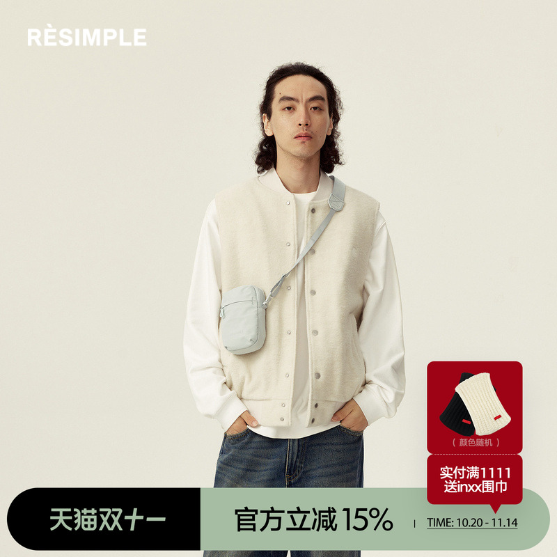 RESIMPLE简单点极简生活-短马甲-1136