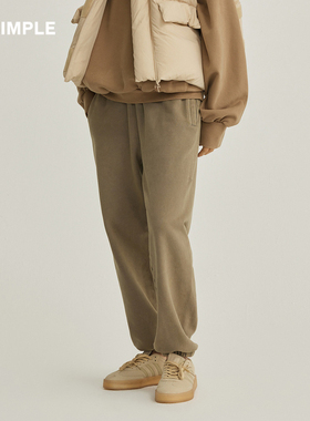 RESIMPLE简单点卫裤男宽松潮牌卫裤设计感束脚长裤女秋季新款1491