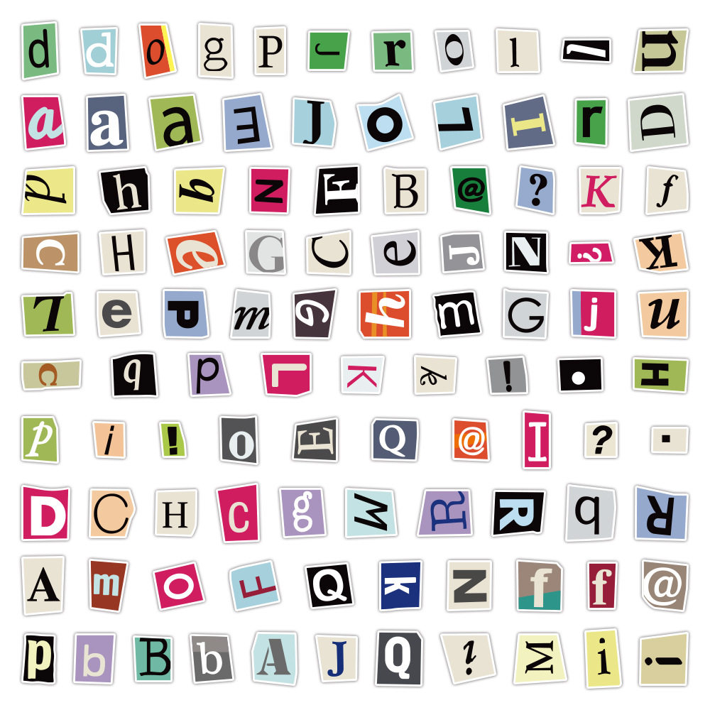 350张新款英文字母涂鸦贴纸防水可移笔记本滑板行李箱摩托贴纸