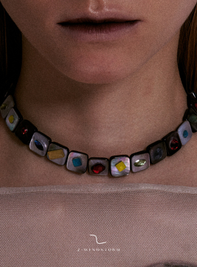 【千万博主推荐】天然黑蝶贝项链