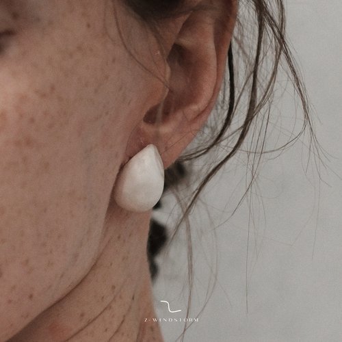 【人气推荐】水滴纯银耳环