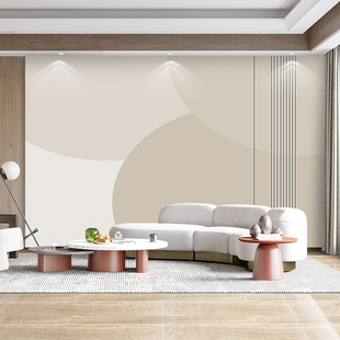 电视背景墙壁纸客厅壁布2025新款轻奢风壁画现代简约立体影视墙布