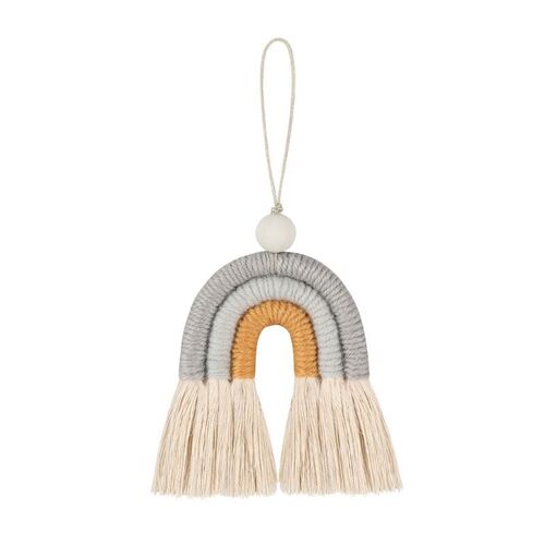1PC Handmade Rainbow Phone Strap Cotton Pendant Mobile Phone