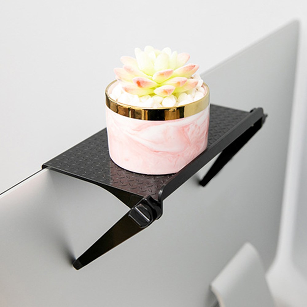 Adjustable TV Top Storage Shelf Rack Holder Computer Monitor