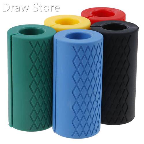 1 PC Dumbbell Fat Barbell Grips Thick Bar Handle Pull Up Wei