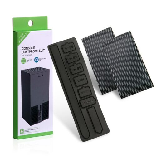 77UA Dust Proof Cover Mesh Filter Jack Stopper Kit for X box