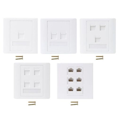 86 Type Computer Socket Panel CAT5E Network Module RJ45 Cabl