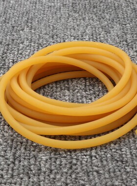 Yellow Solid Latex Rubber Tube 2mm 3mm 5mm Surgical Hose Nat