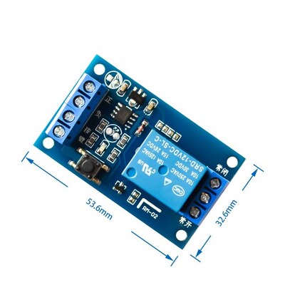 12V Single Bond Button Bistable Relay Module Modified Car St