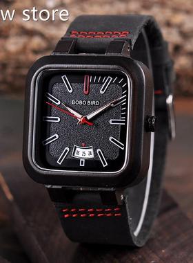 BBO BIRD Mken WatchesWooden Saat erke Wristw atches 1MOale J