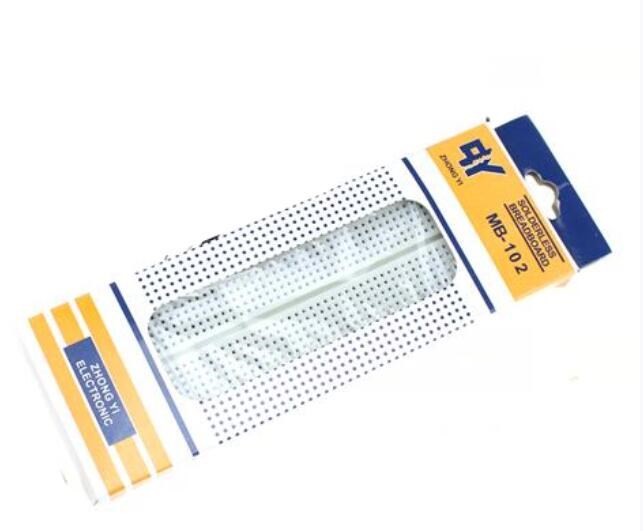 1pcs Breadboard 830 Point Solderless PCB Bread Board MB-102