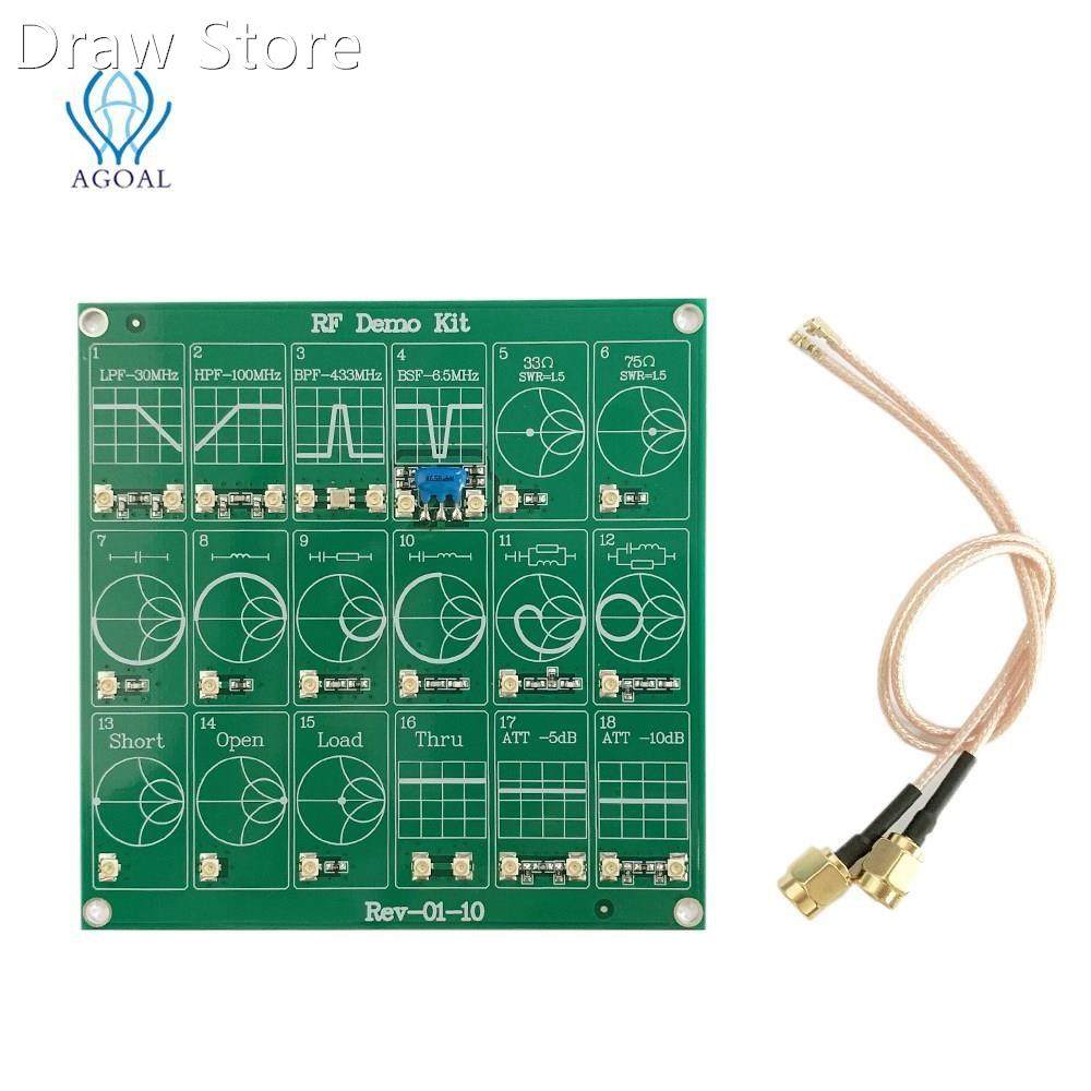 rf demo kit nanovna rf tester board filter attenuator for na