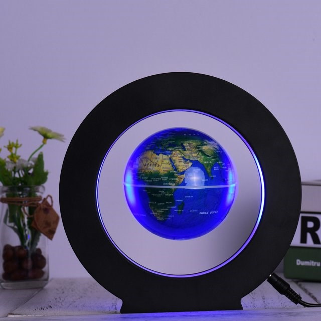 3.5inch Magnetic Levitation Floating Globe World Map Telluri