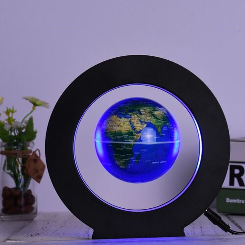 3.5inch Magnetic Levitation Floating Globe World Map Telluri