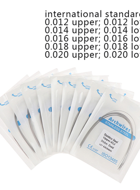 12-20 U/L Dental Orthodontic Stainless Steel Round Arch Wire
