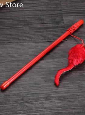 Hot Selling Pet Cat Toy Cute Design Mouse Teaser Wand Plast