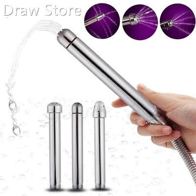Stainless steel Bidet Faucets Rushed Anal Douche Shower Clea