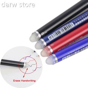 6 pcs/Set 0.5emm Erasable Pen lu Black InkB Refill Ball1poin