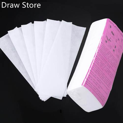 50pcs / 100pcs Wax Strips Paper for Hair Removal Waxing Stri