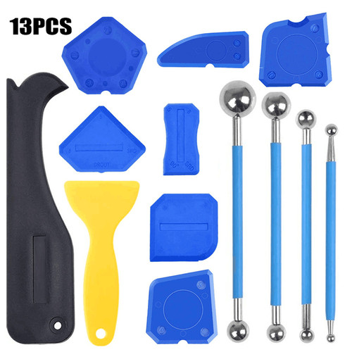 13Pcs Silicone Remover Caulking Tool Kit Silicone Sealant Fi
