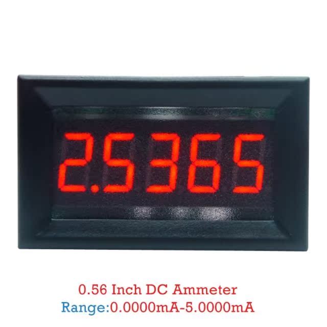 DC 0-5.0000mA (5mA) Digital Ammeter 5-digits Current Meter P