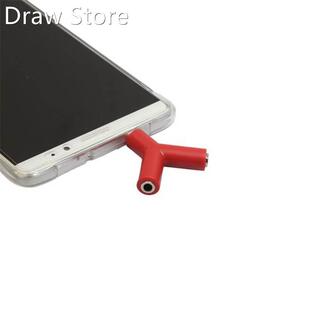 2 Female To 1 Male Headphone Adapter 3.5 Mm Stereo Audio Y