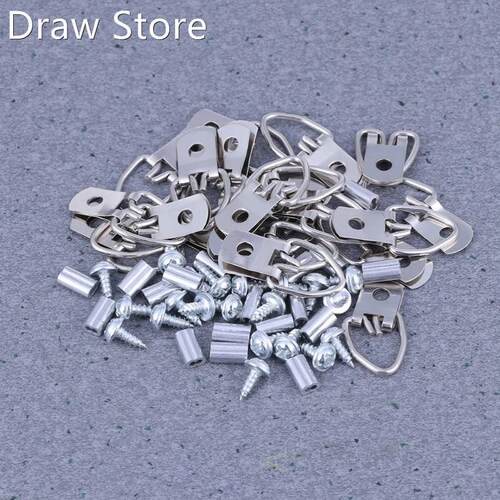 1 Set Of Wire Picture Wire Rope Picture Hanger Hanging Hook