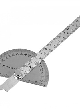0-180 Degree 90 x 150mm Adjustable Angle Ruler with 145mm Ro