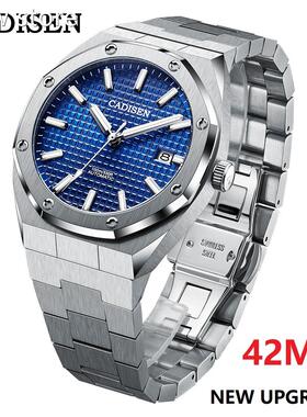 CADISN ENew 42MM Men  Watches Mechancal Autom1atic NH35ABliu