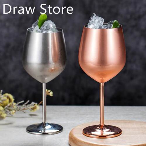 304 Stainless Steel Red Wine Glass Cocktail Champagne Juice