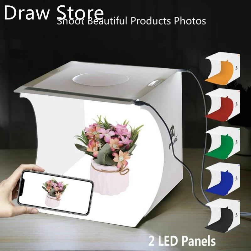 20cm 2 Led Mini Lightbox Product Shoot Light Box Easy sed Ph