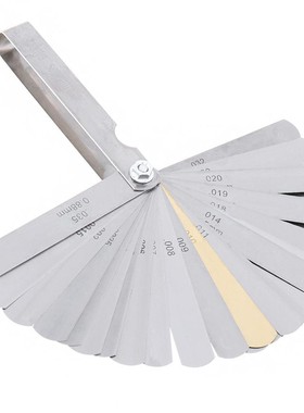 32 Blades Combination Feeler Gauge Metric / Imperial Gapped