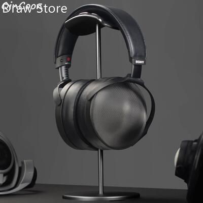 U Type Arc Aluminum Headphone Stand Rack Soft Leather Tray