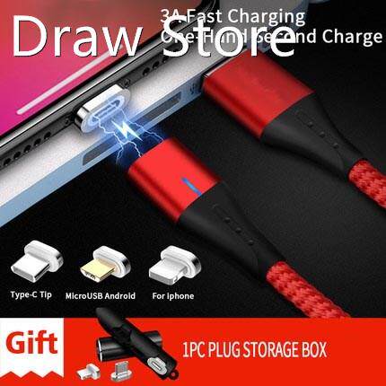 Mobile Phone 3A Magnetic Cable Charger 2m Micro USB F