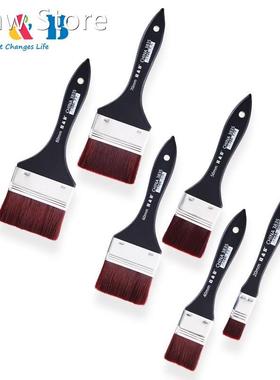 6Sizes Exquisite Watercolor Oil Flat Art Paint Brush Nylon H