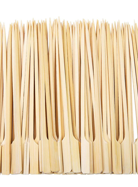 600Pcs Bamboo Paddle Skewers Barbecue Bamboo Skewers Cocktai