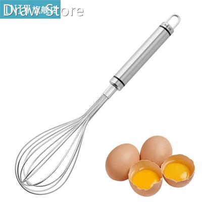 1pc Egg Whisk Stainless Steel Manual Whisk Wire Whis