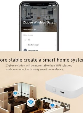 Smart Wireless Hub Gateway WIFI Multi-function Linkage Devic