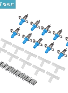 10PCS Rabbit Drinker Nipple Waterer Drinking Water Double Ha