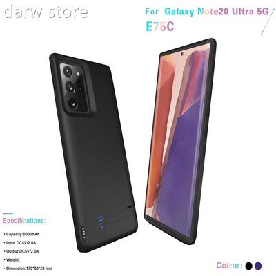 6000 Ma0h For1 amsung Galaxy Note 2 UltrSa G Batte5ry Case B