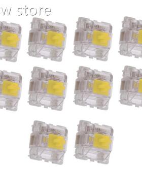 10Pcs/pacak Gat1eron SMD Blue/Yel low SwictchesMechanil Keyb