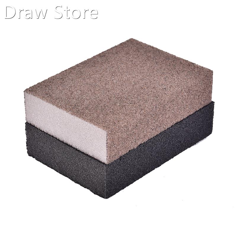 1pc Sponge Emery Magic Clean Rub With Handle 适用于 Kitchen