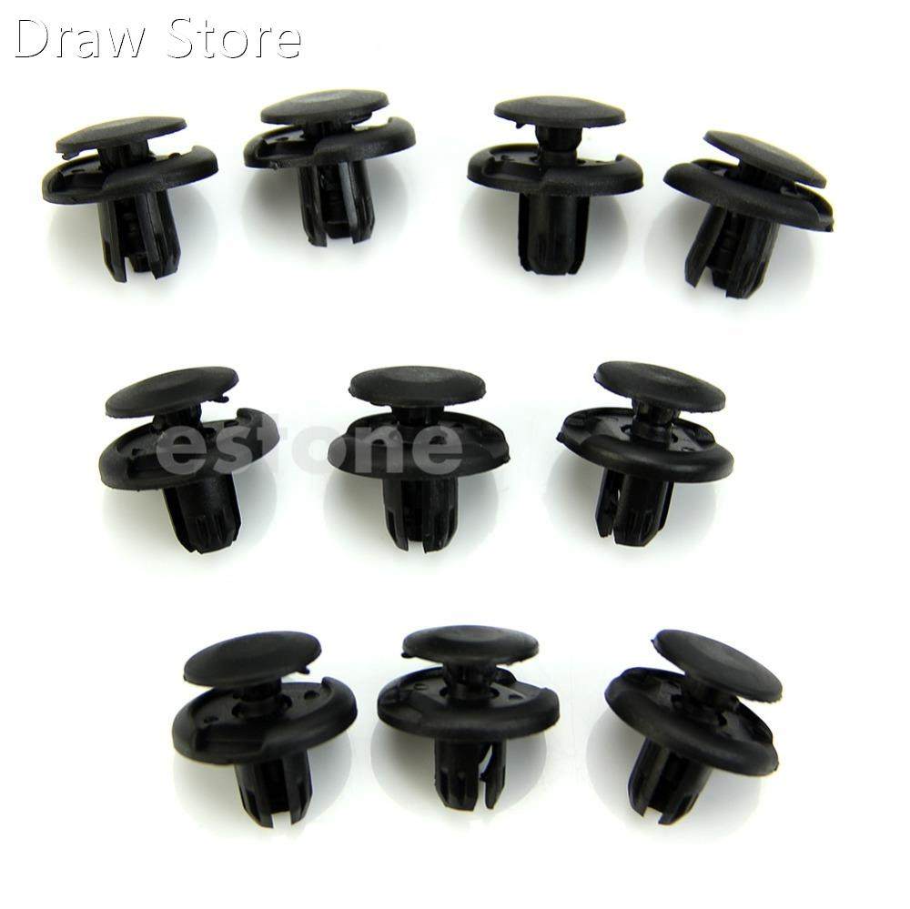 10Pcs 8mm Linner Bumper Fender Clips Retainer 适用于 Honda A