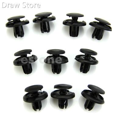 10Pcs 8mm Linner Bumper Fender Clips Retainer 适用于 Honda A
