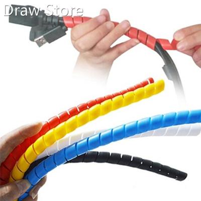 Spiral Wire Organizer Wrap Tube Flame Retardant Cable Sleeve