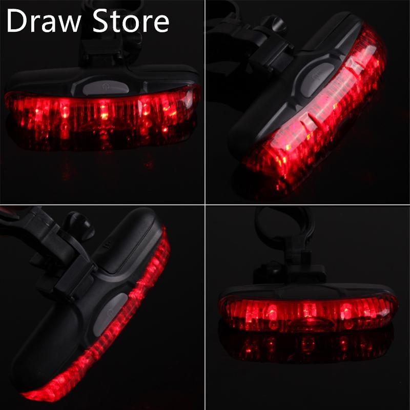 Bicycle Light Waterproof Cycling Rear Back Bike Tail Light