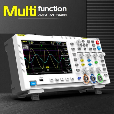 FNIRSI-1014D Digital Oscilloscope Portable 7 Inch TFT 2 In 1